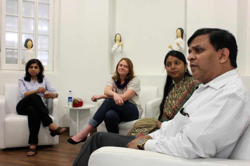 Dr. Dilip Patil, Dr. Kausiki Ray of GENOME, Dr. Kiri Beilby and Atreyee Chatterjee