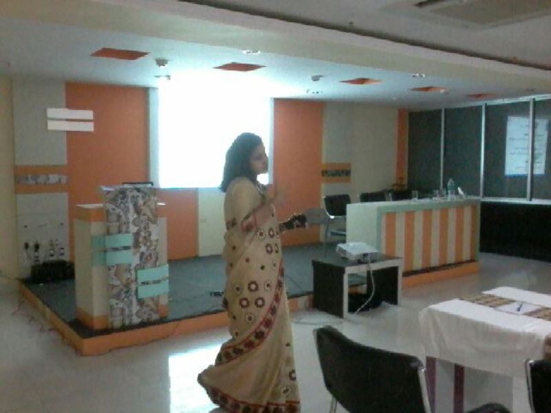 Dr.Shiuli Mukherjee(IVF Consultant Genome the Fertility Centre)speaking on ART