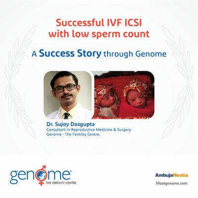 Successful IVF ICSI with low sperm count